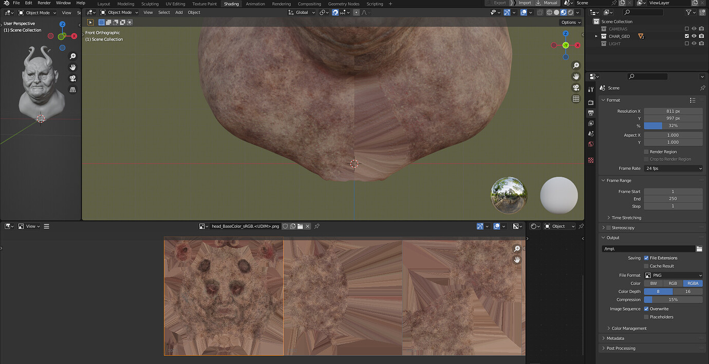 Hello :) the textures didn't imported correctly from substance painter ...