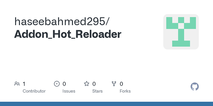 Hot Addon Reloader - Python Support - Blender Artists Community