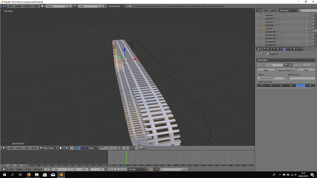 Rotating mesh with bezier curve - Animation and Rigging - Blender ...