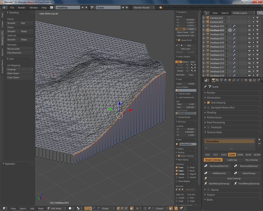 how-to-set-multiple-vertices-y-coordinates-at-once-modeling-blender