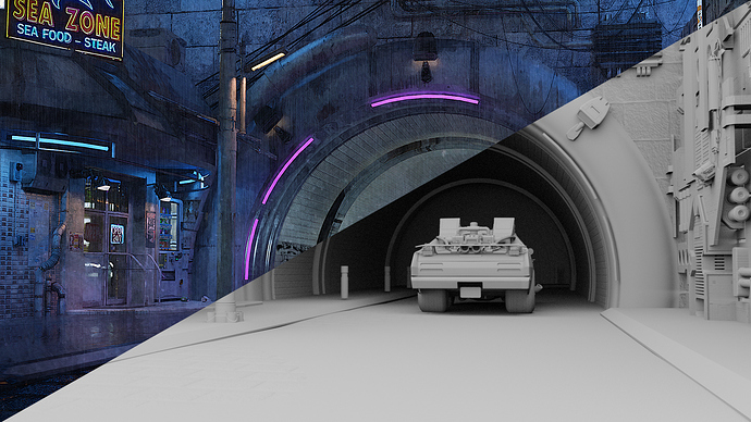Tunnel car PSC FIX SPlit
