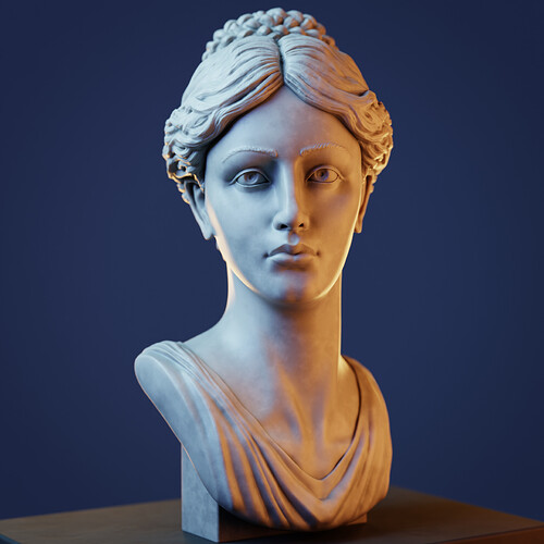 Female Bust Statue 2