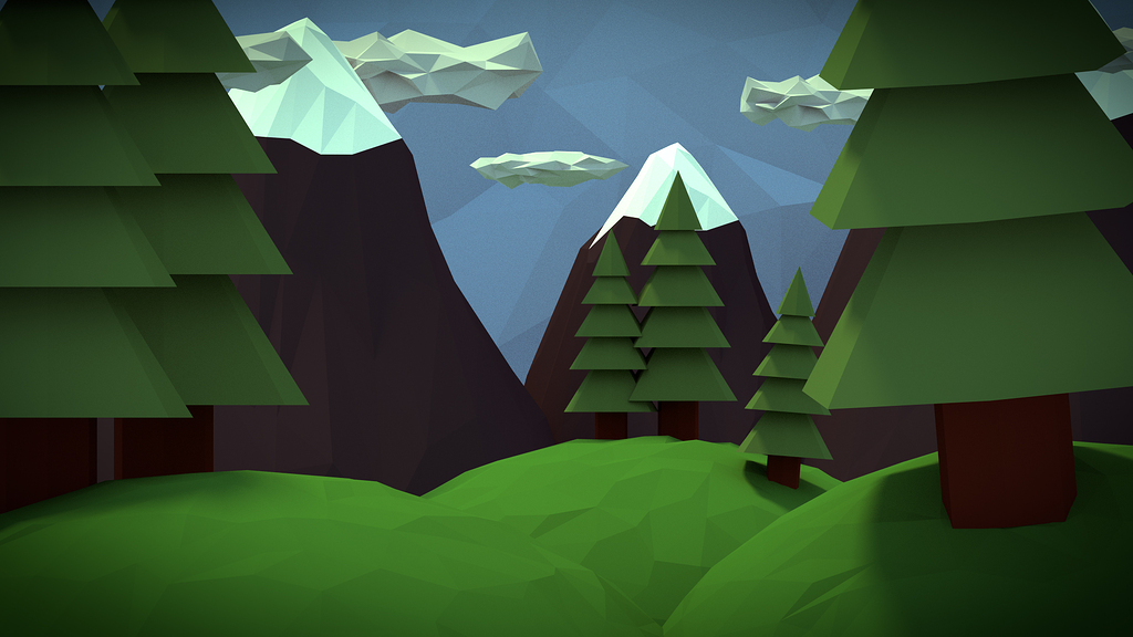 [3dArt] Hill - Low Poly - Finished Projects - Blender Artists Community