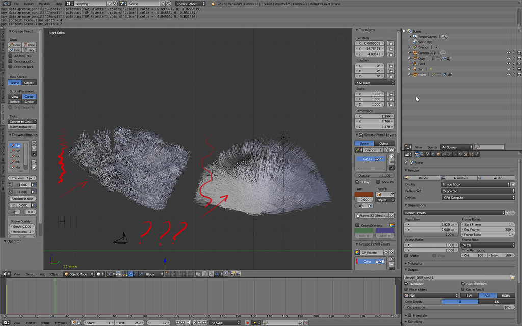 Wierd behavior of Hair with the same settings - Particles and Physics ...