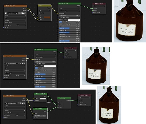 How to add a PNG label on my bottle - Materials and Textures - Blender ...