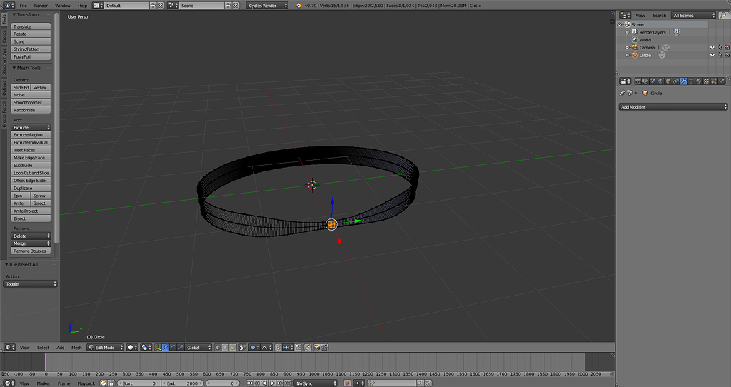 Object trasformation - Modeling - Blender Artists Community
