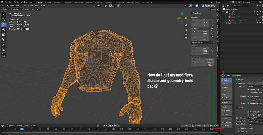 Modifier panel has gone away - Modeling - Blender Artists Community