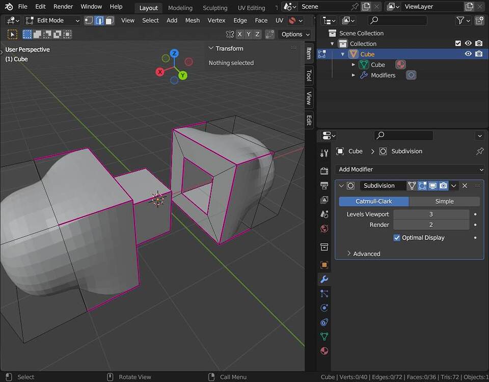 How to use subdivision surface modifier without looking cartoonish ...