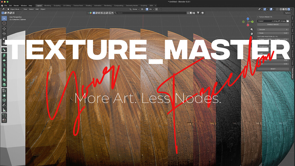 Texture Master Sample Texture Master V1 - Automate your PBR material setup ($) - Released ...