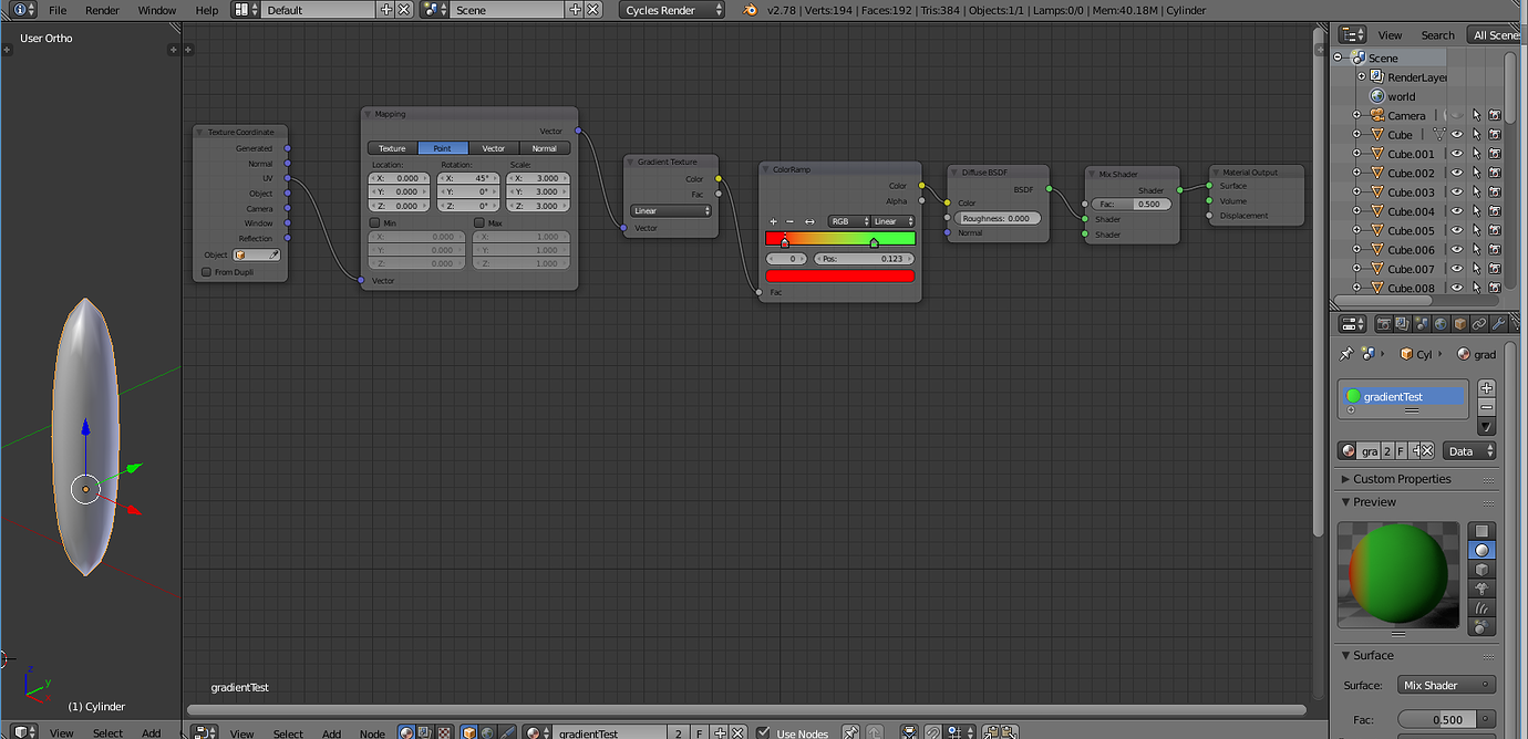 Mapping gradient texture - Materials and Textures - Blender Artists ...