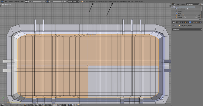 Dotted lines on surface plane in Object Mode - Modeling - Blender ...