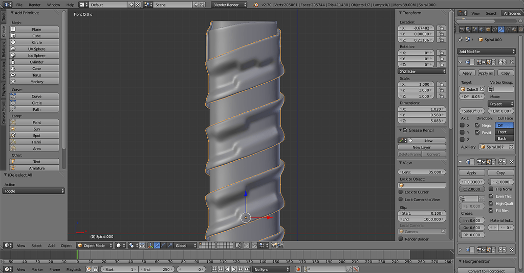 Shrinkwrap Problem? - Modeling - Blender Artists Community