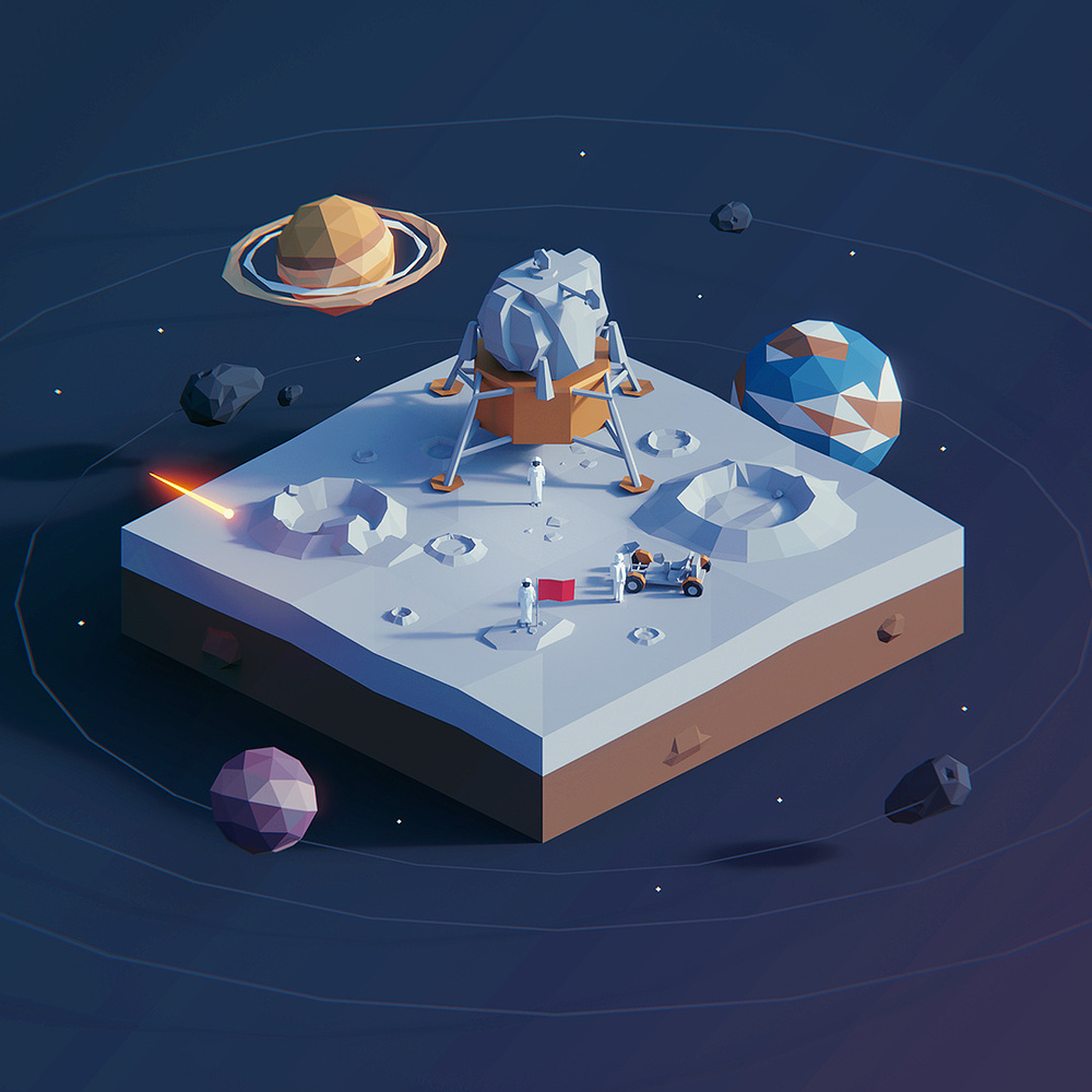 Low Poly Worlds - Finished Projects - Blender Artists Community