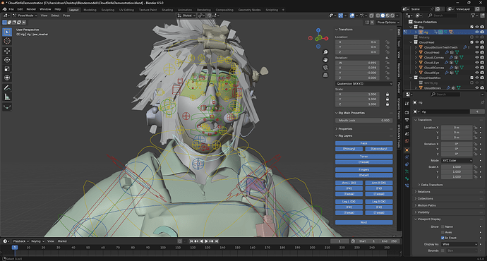 New method of how to place rigged 3d heads on rigged 3d bodies- rigify ...