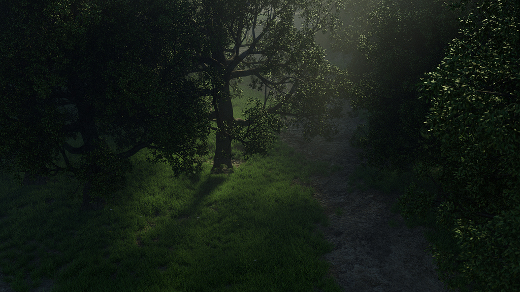 Dark forest mood - Finished Projects - Blender Artists Community