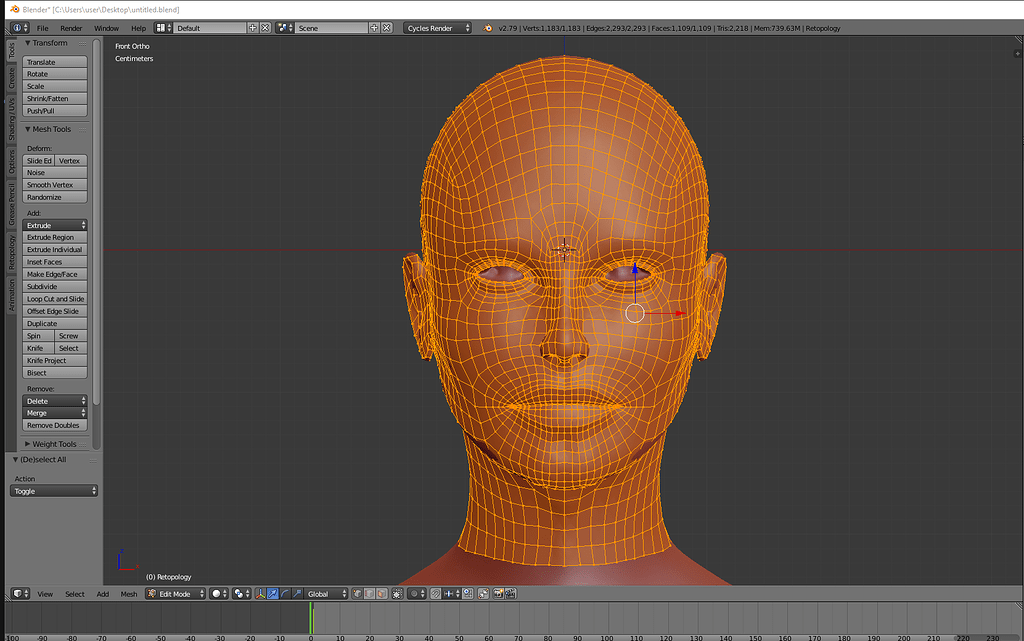 Am I Doing It Right Retopology Modeling Blender Artists Community