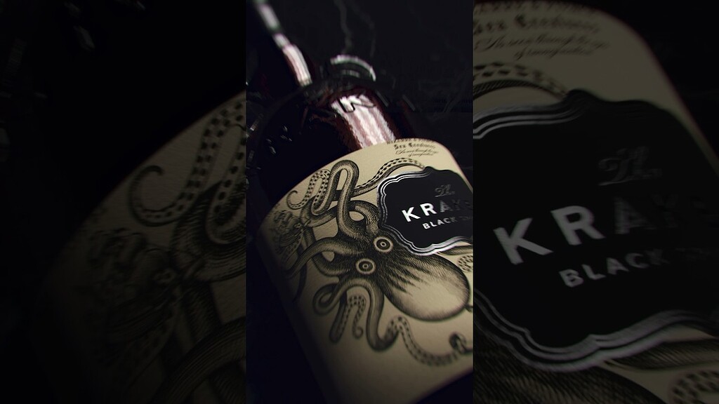 Kraken Rum - Finished Projects - Blender Artists Community