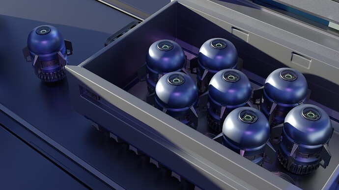 Smarty Explode Sci Fi Crate with Smart Bombs - Finished Projects - Blender Artists ...