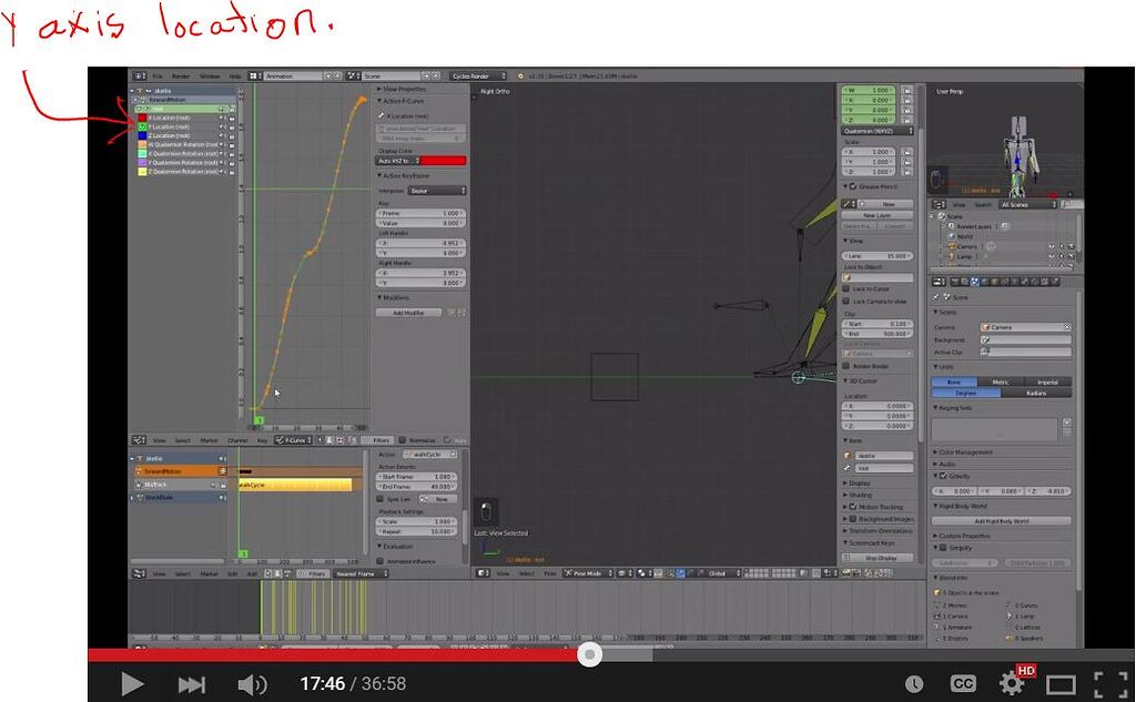 Action on wrong axis in graph editor - Animation and Rigging - Blender ...