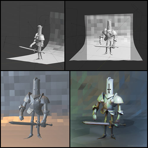 metin-seven_low-polygon-faceted-experimental-stylized-3d-artwork_knight-character_wip