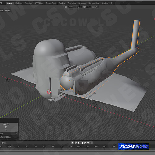 20230116_Cargo-Craft-A_fuselage-redesign_assembly-test-w-engine-pod_cscowels