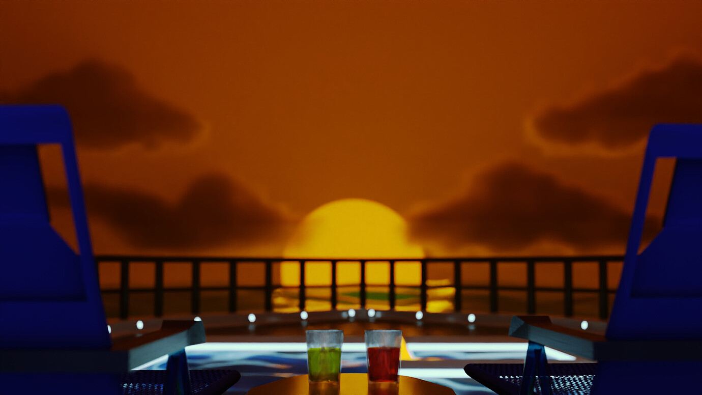 Sunset from yacht - Finished Projects - Blender Artists Community