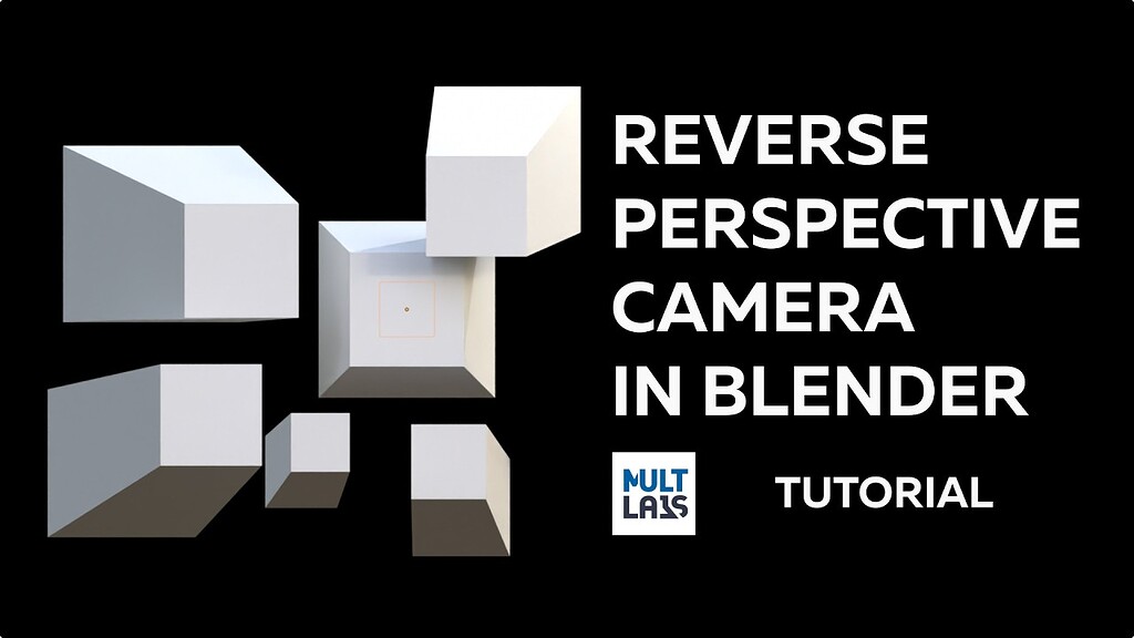 Reverse prespective camera - Blender Tests - Blender Artists Community