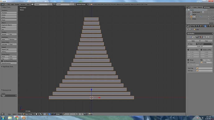 Need help with array modifier - Modeling - Blender Artists Community