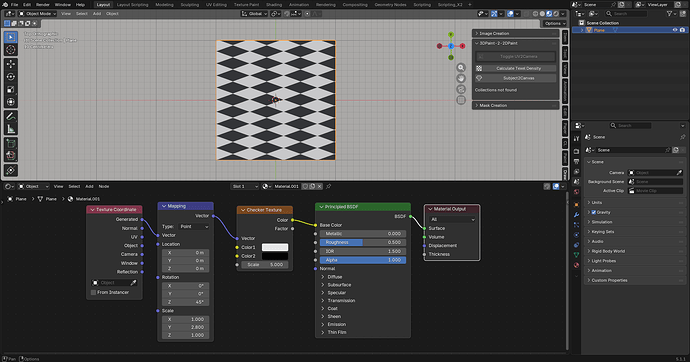 How can I scale a texture diagonally? - Materials and Textures ...