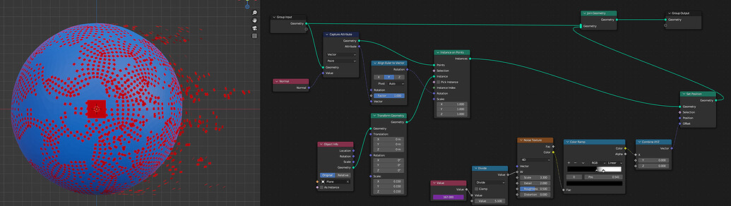 Geometry Nodes animation along normals - Animation and Rigging ...