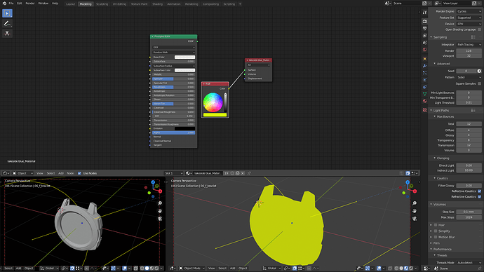 Color is not displaying in viewport shading - Materials and Textures ...
