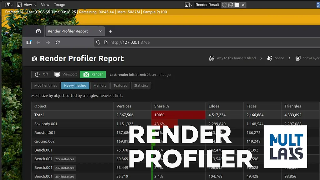 Render Profiler - Page 2 - Released Scripts and Themes - Blender ...