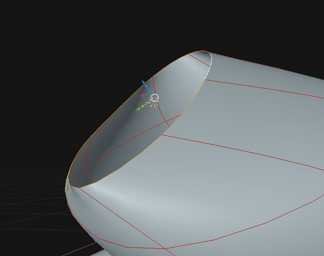 Extruding open Edge Loops: angular control along normals? - Modeling ...