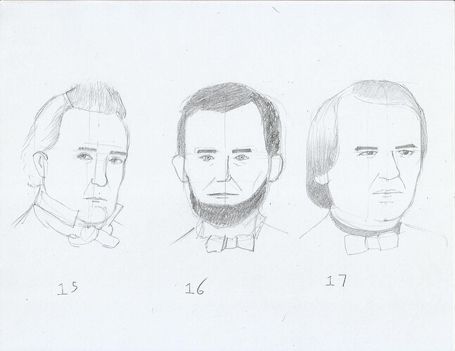 Buchanan, Lincoln, and Johnson