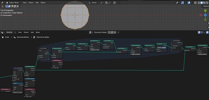 Subdividing edges in geometry nodes - Modeling - Blender Artists Community