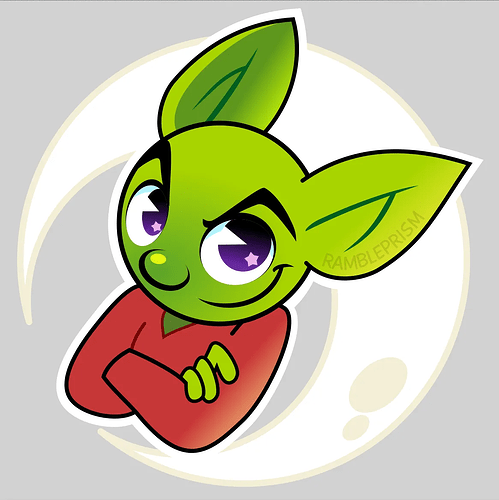 Moon Child fan art by Rambleprism on Bluesky