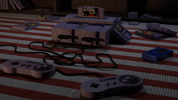 Super Nintendo - Finished Projects - Blender Artists Community