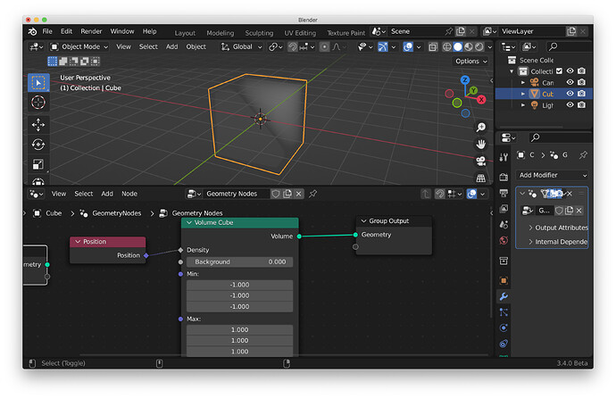 Volume Cube node - position - Basics & Interface - Blender Artists ...