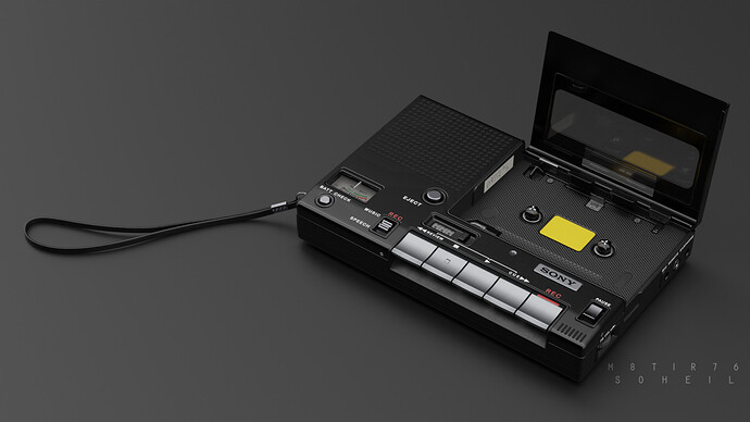Sony TC-1100 Black