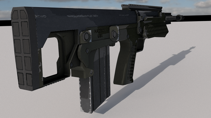 RFB Rifle - Finished Projects - Blender Artists Community