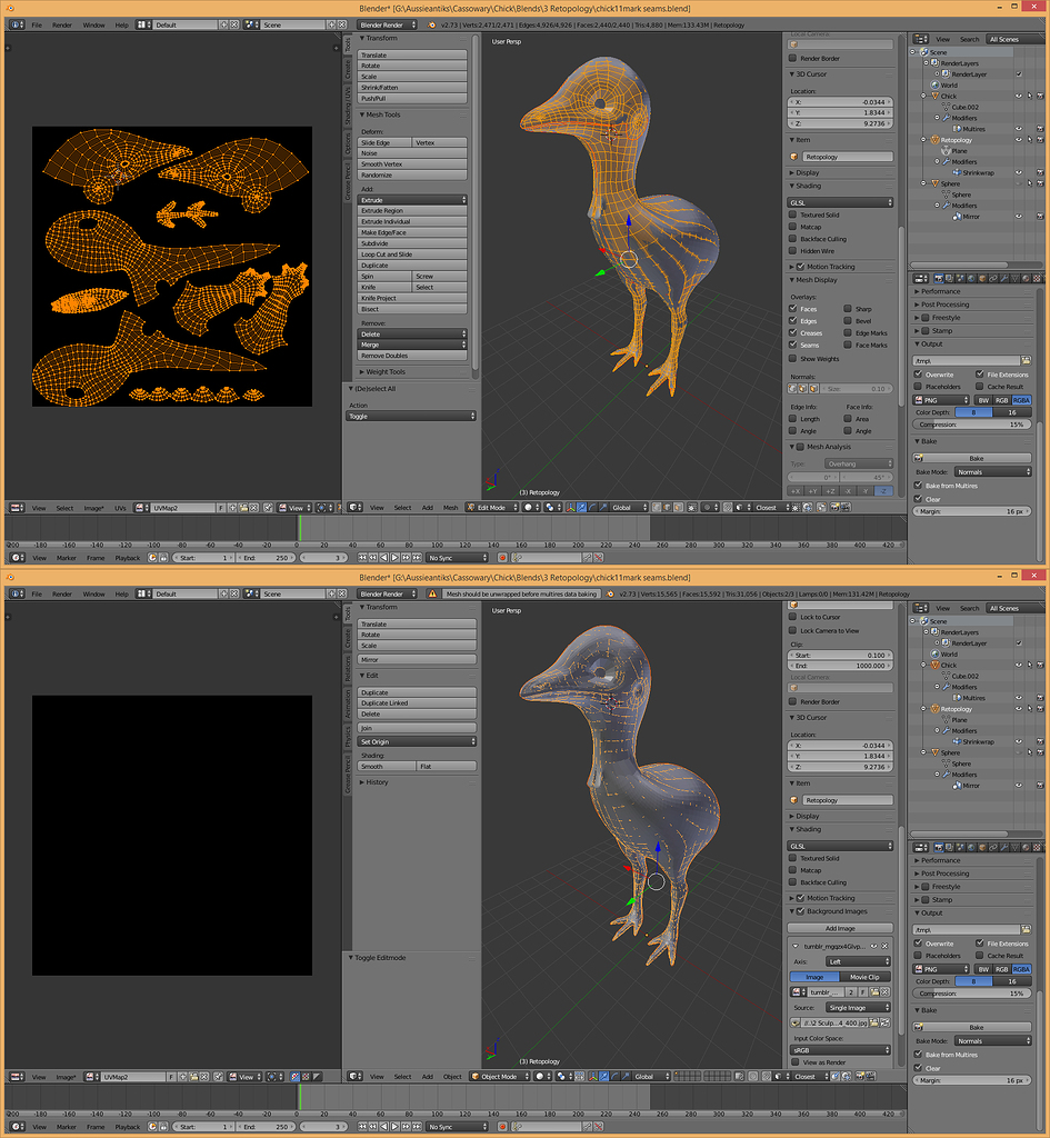 Problem baking Normal Map - Materials and Textures - Blender Artists ...