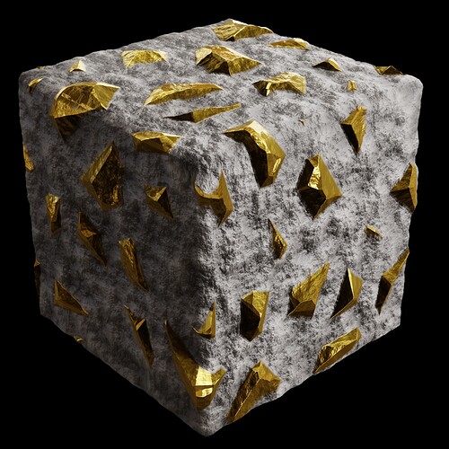 Gold Ore (Cube)