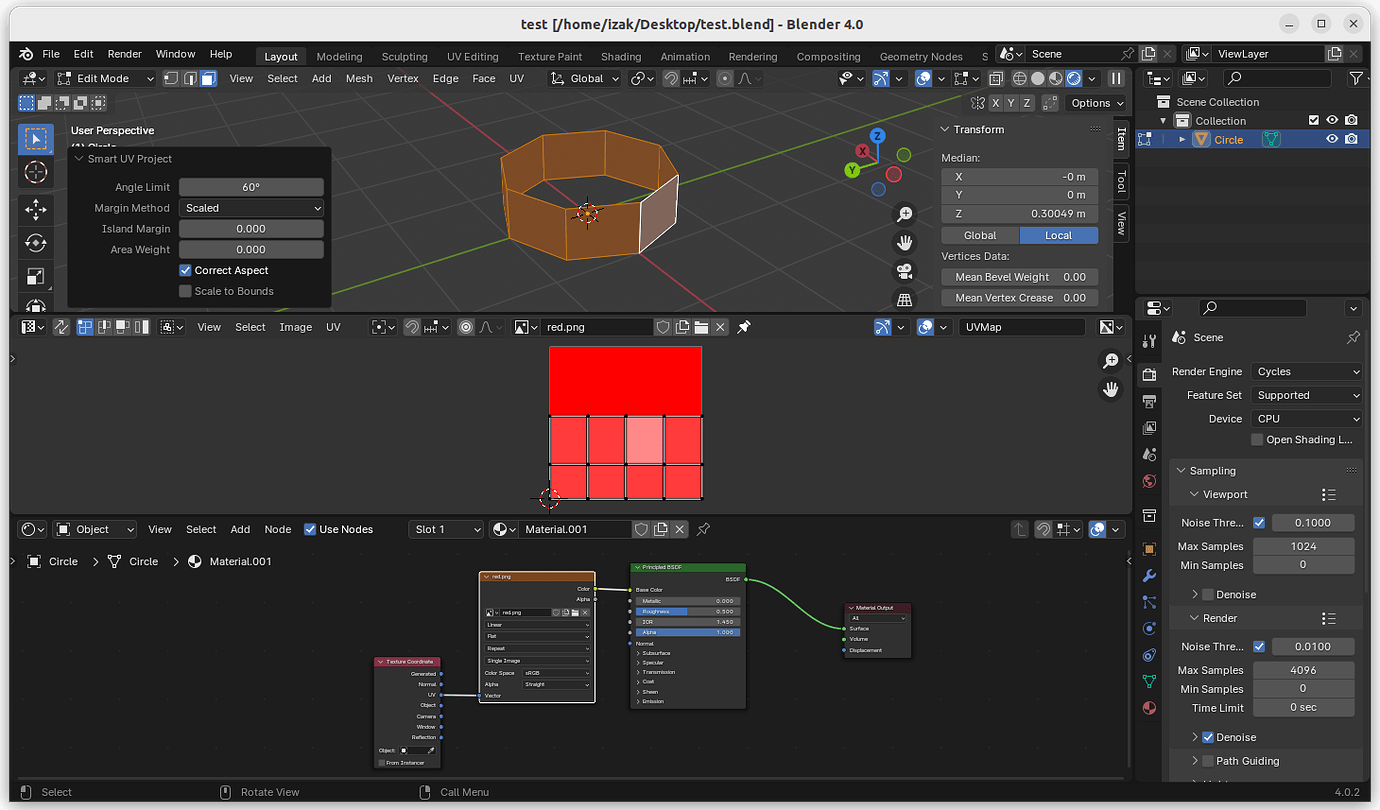 UV unwrap keeping face proportions - Materials and Textures - Blender ...