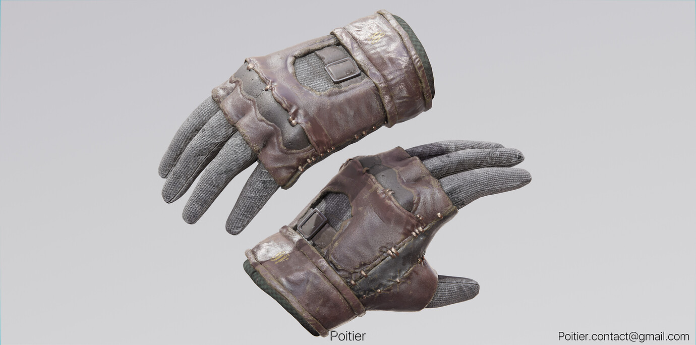 Stylized post apocalyptic glove - Finished Projects - Blender Artists ...