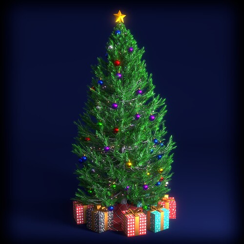 Christmas Tree Final Render Square