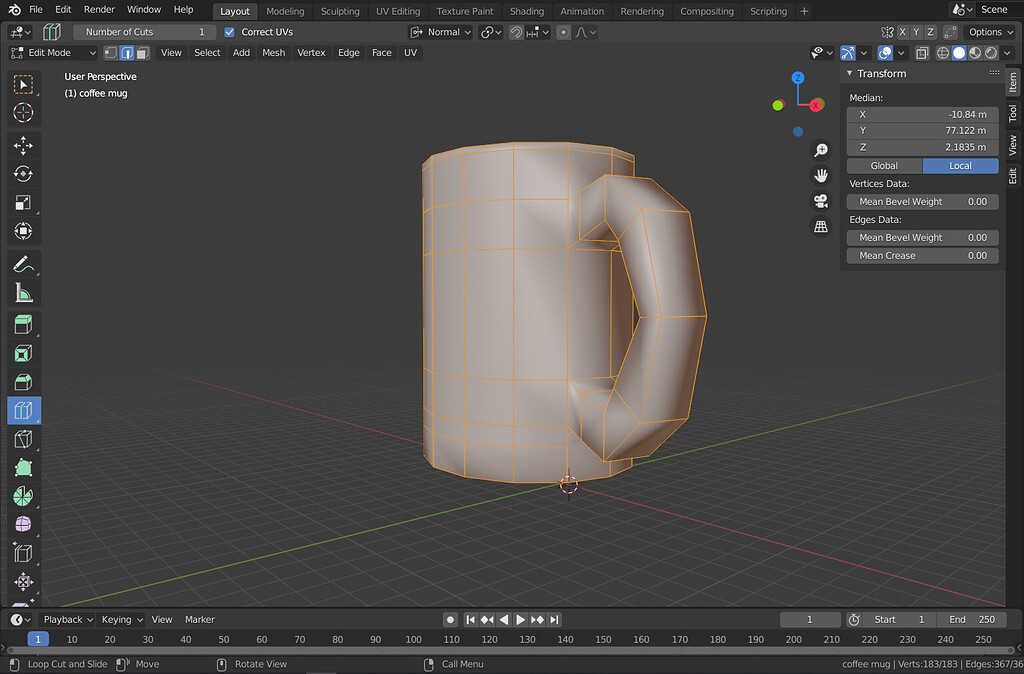 Need help With This Coffee Cup's Topology Modeling Blender Artists