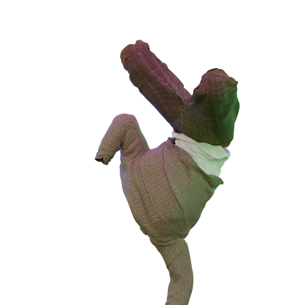 Breakdancing cloth sim - Animations - Blender Artists Community