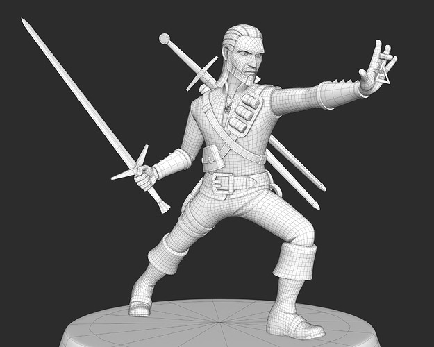 WireframeGeralt