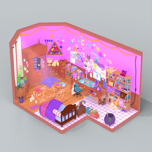 Stephanies_Room_Render_04_Unlit