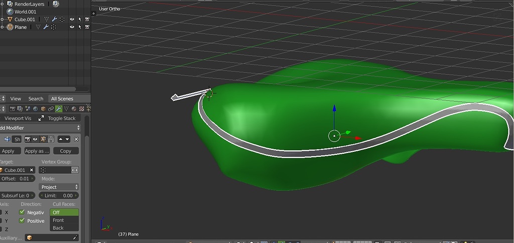 Why the mesh is in air with shrinkwrap modifier - Modeling - Blender ...
